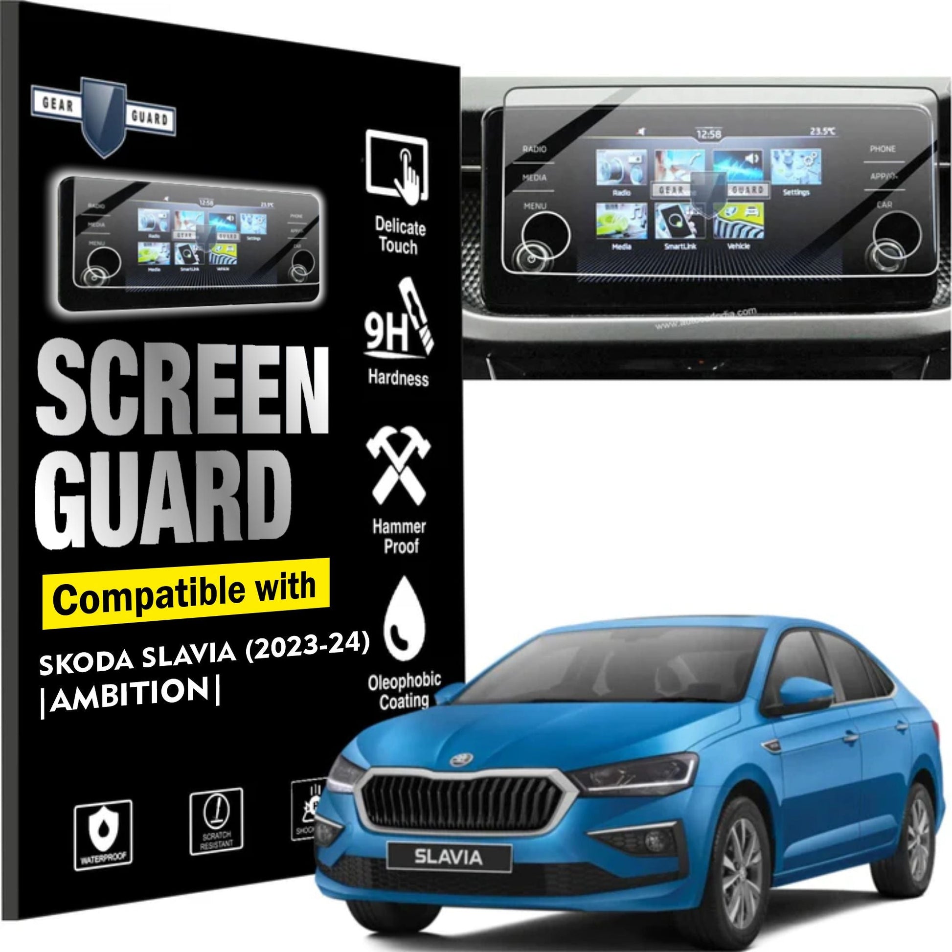 Skoda Slavia Touch Screen Guard [2021 - 2022] - S7C_SLAVIA21