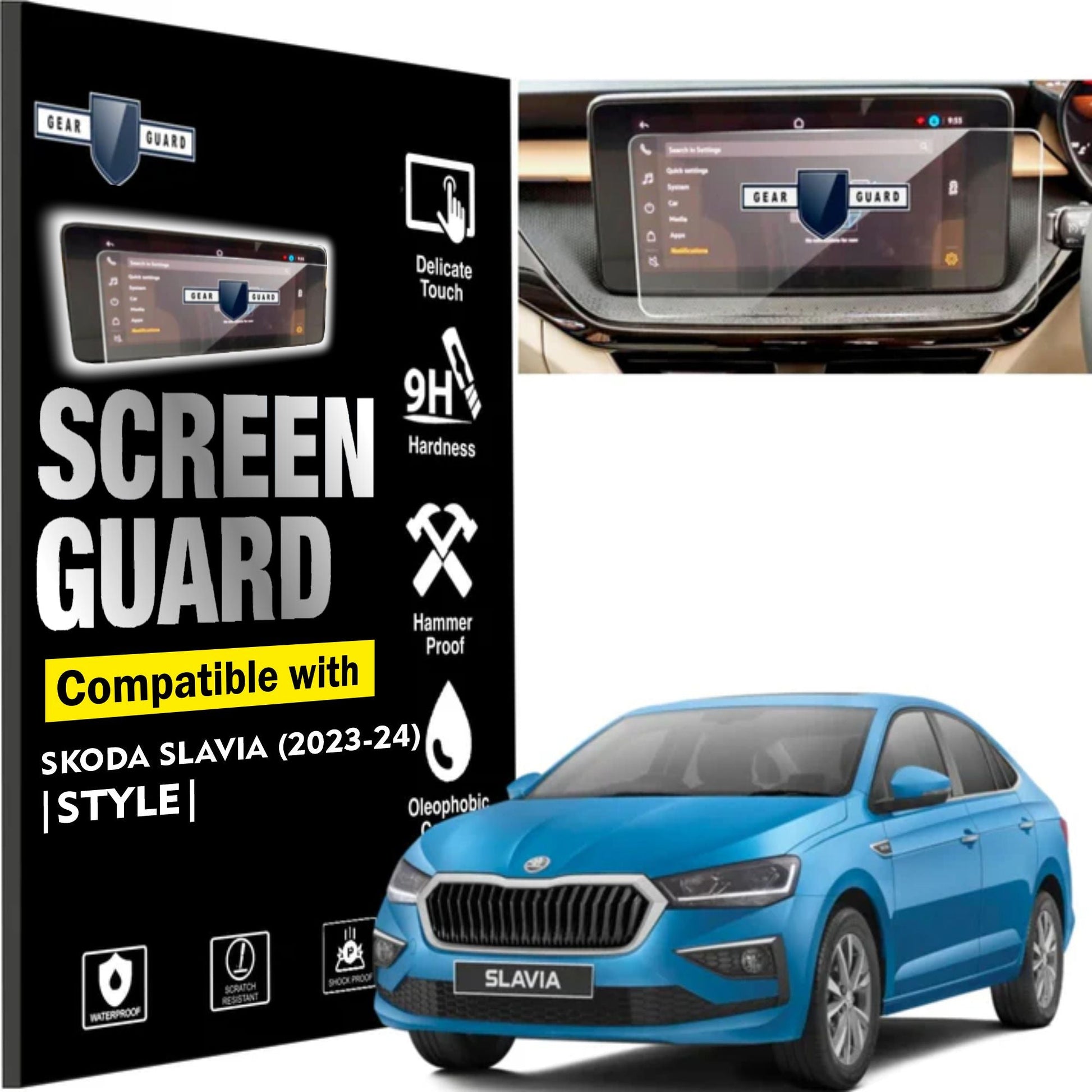 Skoda Slavia Touch Screen Guard [2021 - 2022] - S7C_SLAVIA21