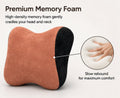 Soft Memory Foam Car Neck Rest Cushion -PILLOW_N_REST_PEACH