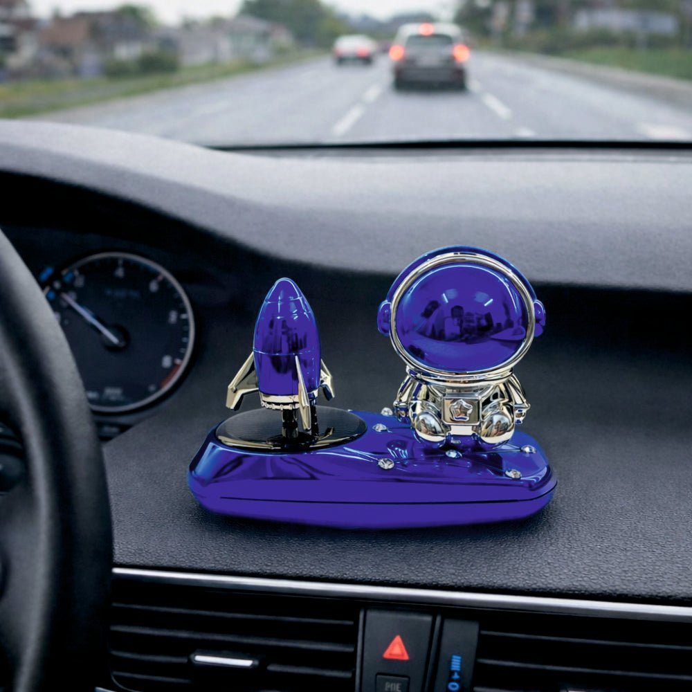 Solar Car Fragrance Astronaut & Planet Car Dashboard Decorative Accessories - SPACE_ANGEL_SEA