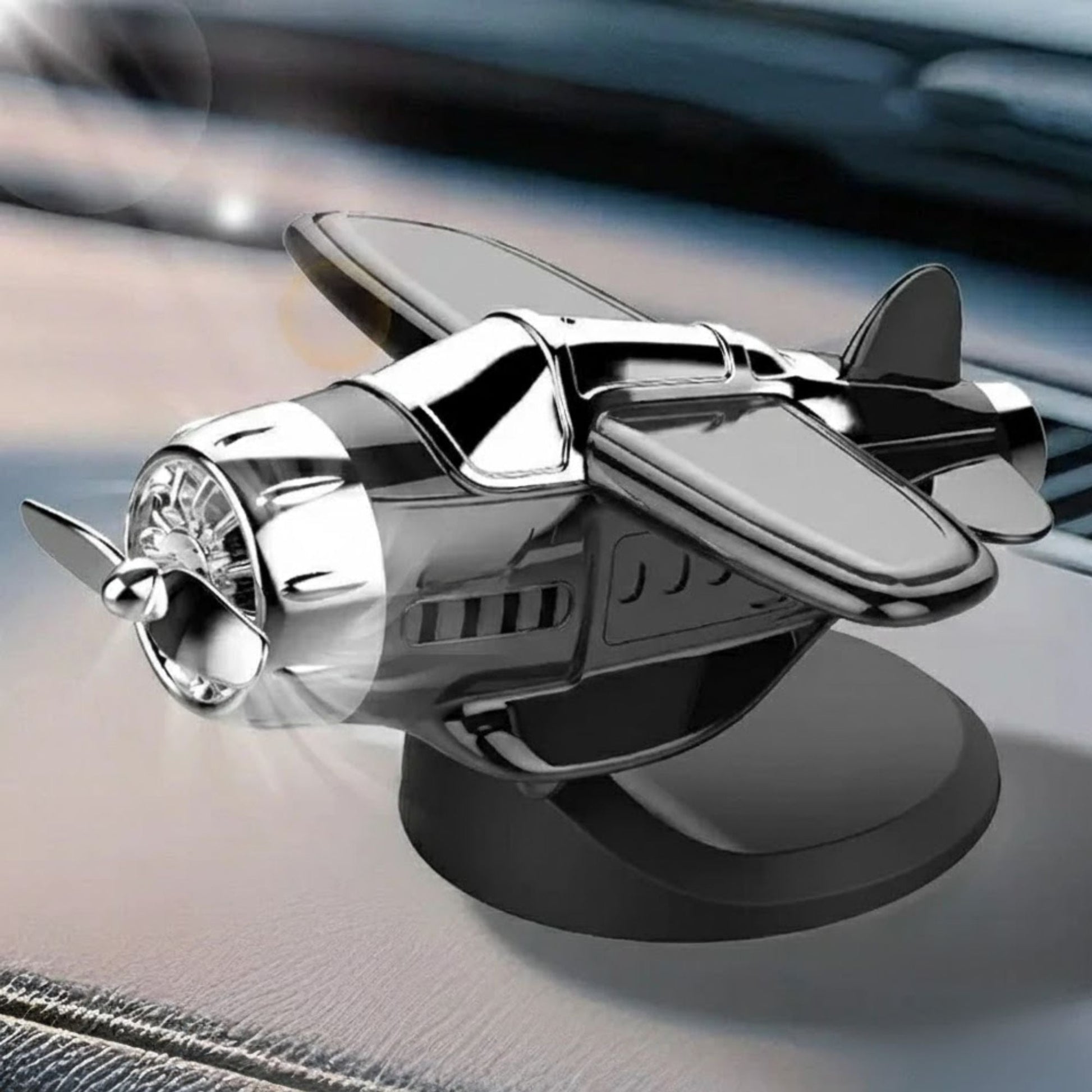 Solar - powered Glider, 360 - degree Rotation, Car Dashboard Decoration Airplane - SOLAR_GLIDER-1