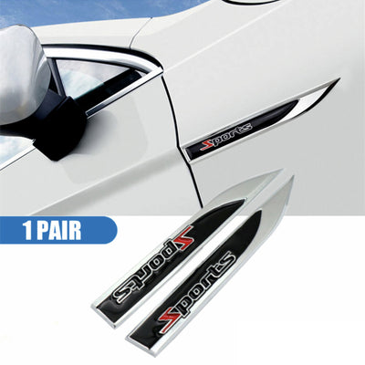 Sports 3D Metal Sticker Fender Style Car Emblem - STICKER_SPORTS_FENDER