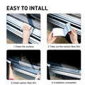 Sports Carbon Fiber Car Door Sill Guard - Set 4 -SPORTS_CF_SILL