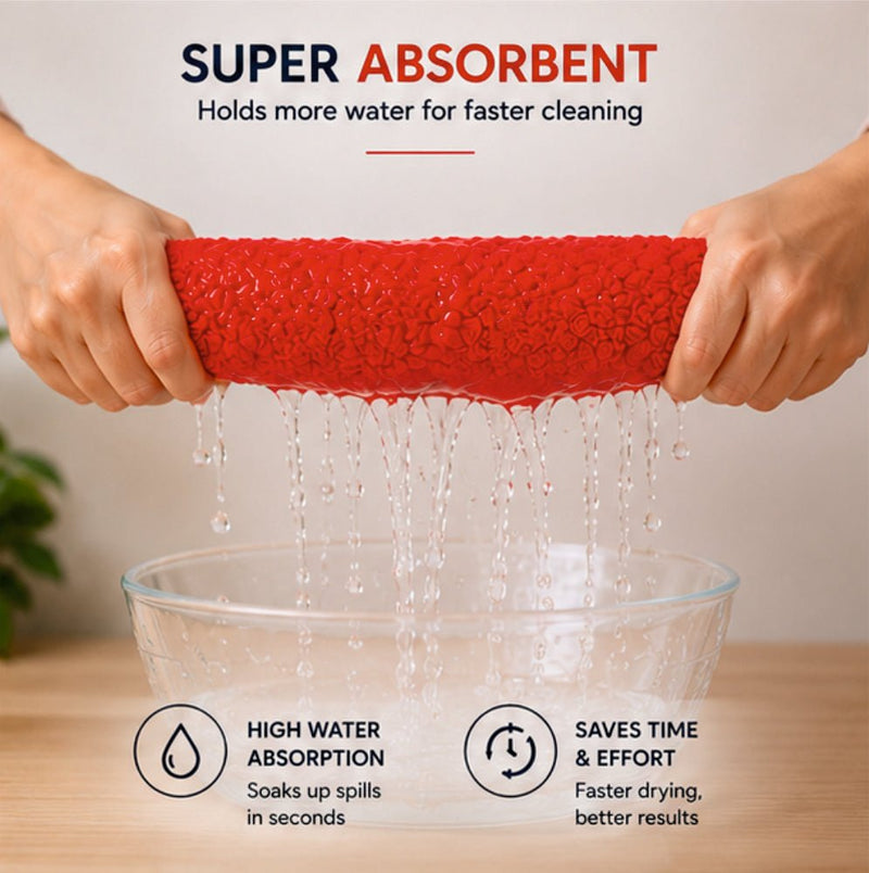 Super Absorbent Microfiber Cleaning Cloths 33x33cm (5 Pack) -MICROFIBER_5PACK_33X33