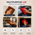 Super Absorbent Microfiber Cleaning Cloths 33x33cm (5 Pack) -MICROFIBER_5PACK_33X33