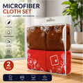 Super Absorbent Microfiber Cleaning Cloths 40x40cm (2 Pack) -MICROFIBER_2PACK_40X40