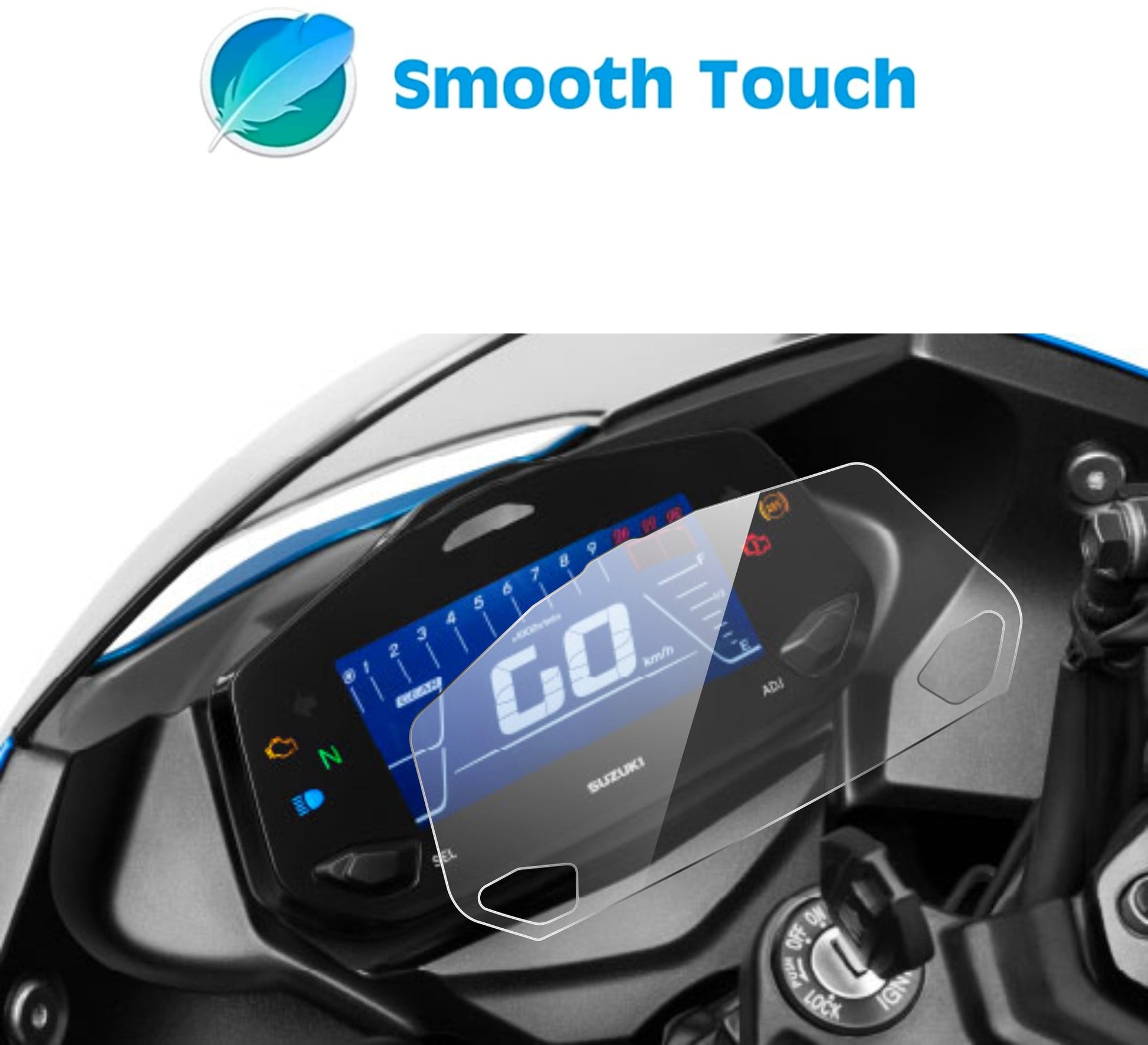 Suzuki Gixxer 2019+ | SF 2019+ | 250 | SF 250 Accessories Digital Cluster Touch Screen Guard -VSGIXXER