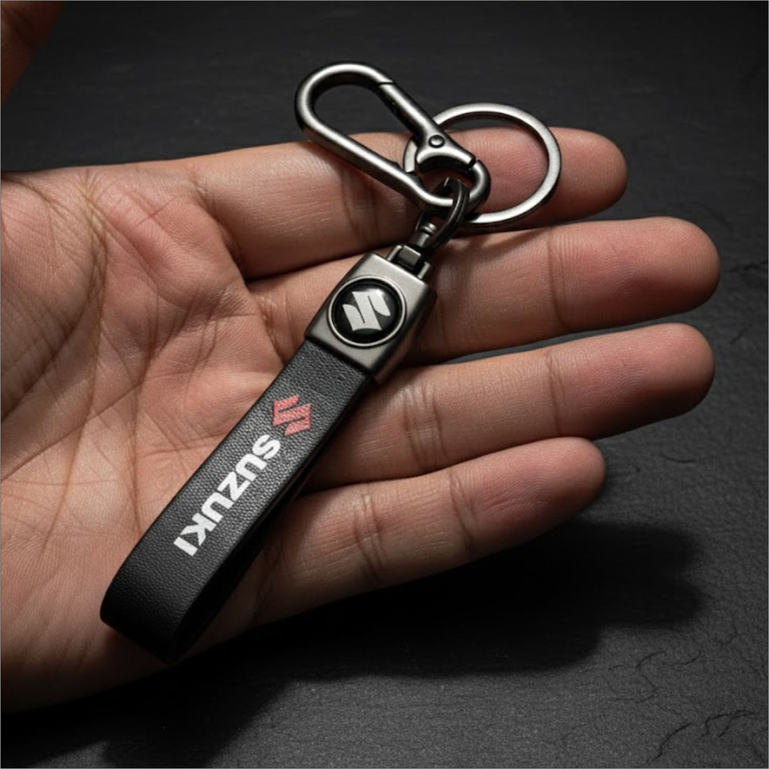 suzuki keychain key ring keychain key accessories accessory stylish premium metal leather 