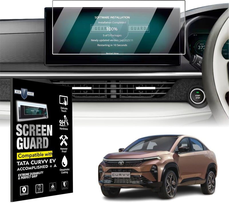 TATA Curvv Infotainment System Touch Screen Guard [2024 - 2025] - M10C_CRUVV