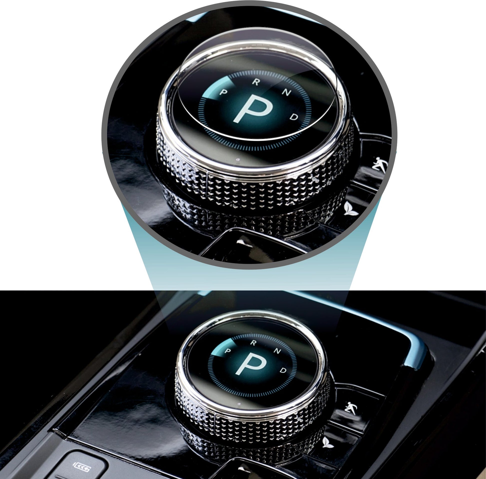 Tata Facelift AMT Cars Accessories Gear Knob Screen Protector - TATA-GEARKNOB-1