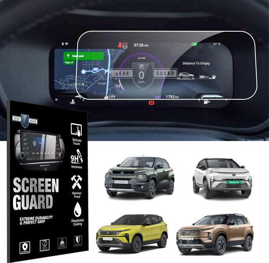 Tata Facelift Car Accessories Speedometer | Instrument Cluster Screen Guard -VS_TATA_SPEEDOMETER