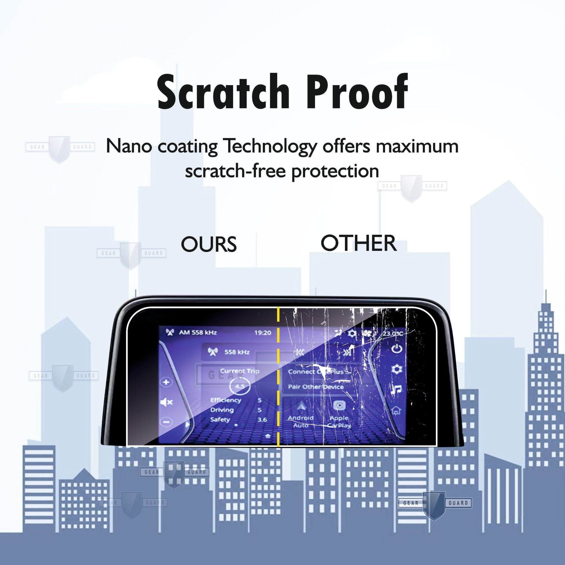 TATA Harrier Accessories Touch Screen Guard - HARRIER