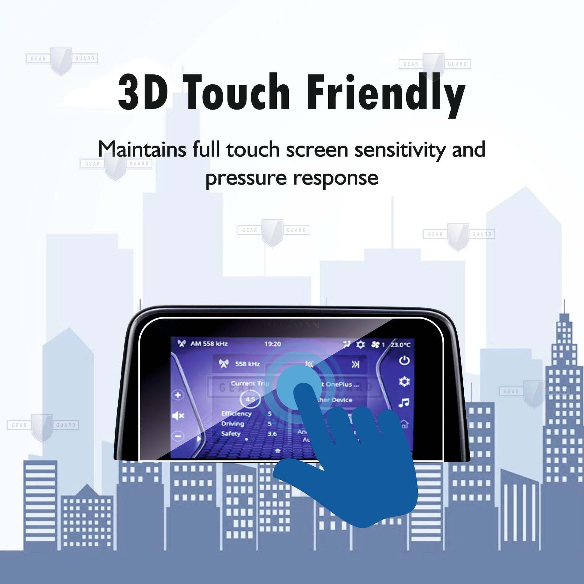 TATA Harrier Accessories Touch Screen Guard - HARRIER