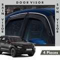 Tata Harrier Door Visor | Rain Visor | Sun Visor [2023 - 2025] - DV_HARRIER_23-25_CHL