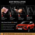 Tata Harrier EV Gear Panel Precut PPF Guard -SP_HARRIER_EV_GEAR_PPF