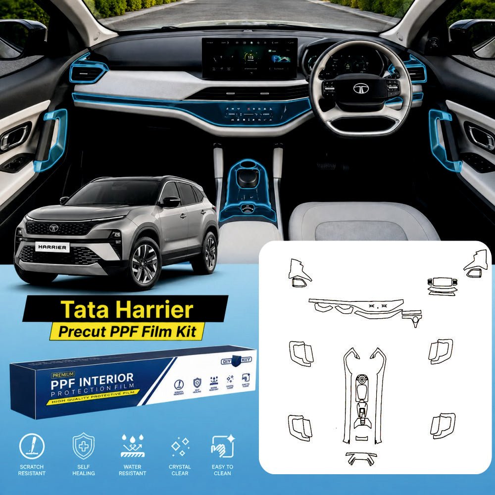 Tata Harrier Full Interior Precut PPF Kit [Automatic] [Top Model] -SP_HARRIER_KIT_PPF
