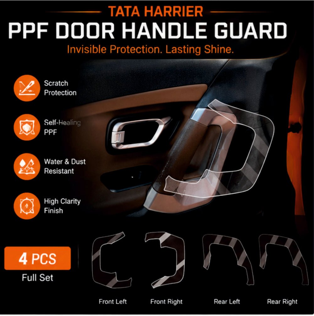 TATA Harrier Interior Door Precut PPF Guard -SP_HARRIER_DOOR_PPF