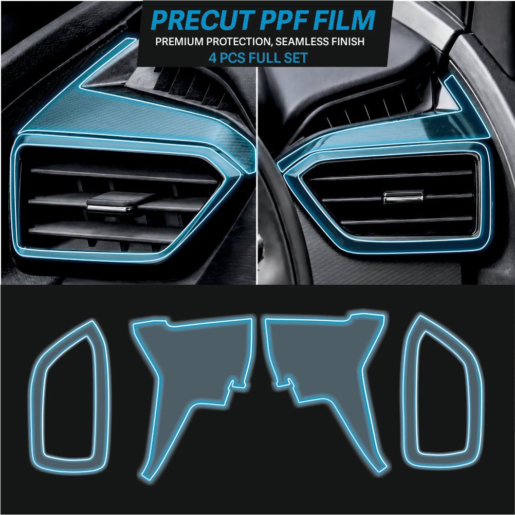 Tata Harrier Left and Right AC Panel Interior Precut PPF Guard -SP_HARRIER_AC_LR_PPF