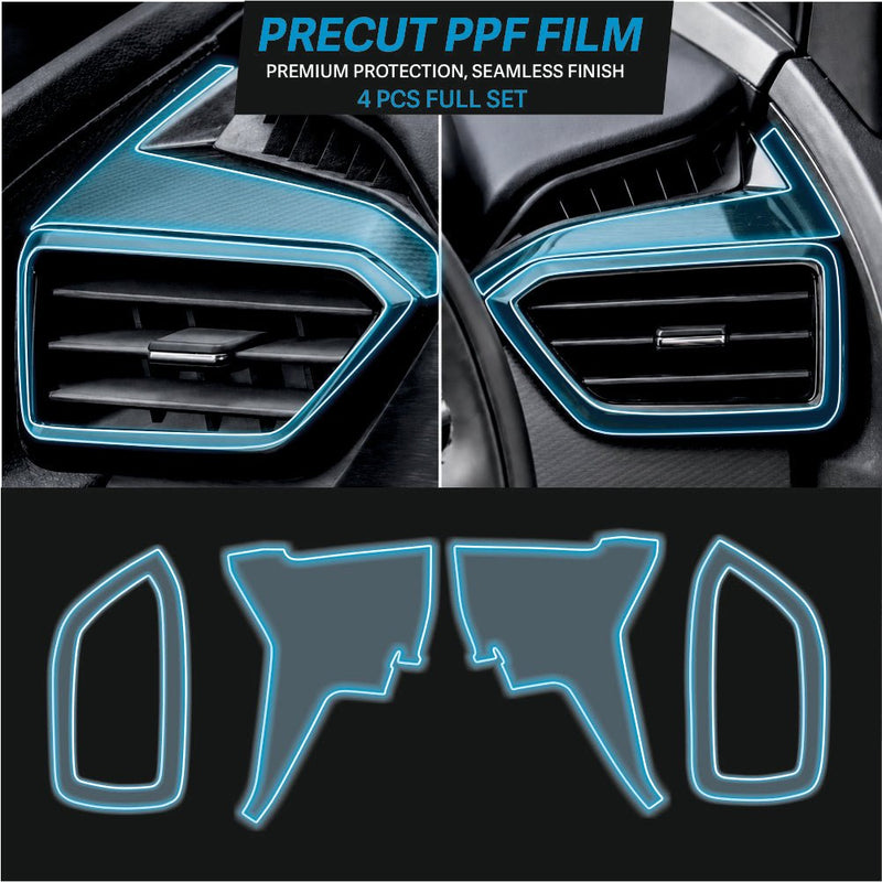 Tata Harrier Left and Right AC Panel Interior Precut PPF Guard -SP_HARRIER_AC_LR_PPF