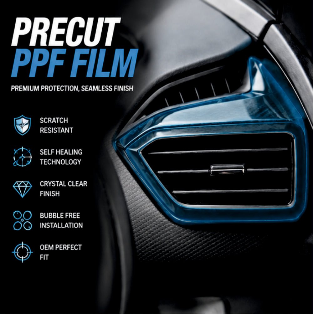 Tata Harrier Left and Right AC Panel Interior Precut PPF Guard -SP_HARRIER_AC_LR_PPF