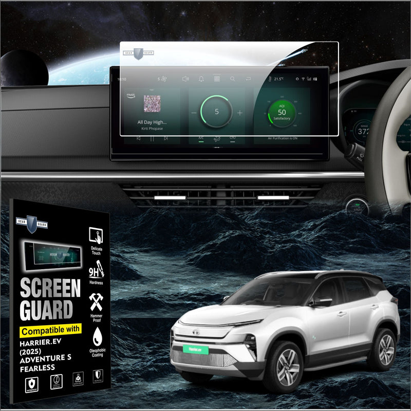 Tata Harrier.ev 2025 Infotainment System Touch Screen Guard - HARRIER-EV-10-25