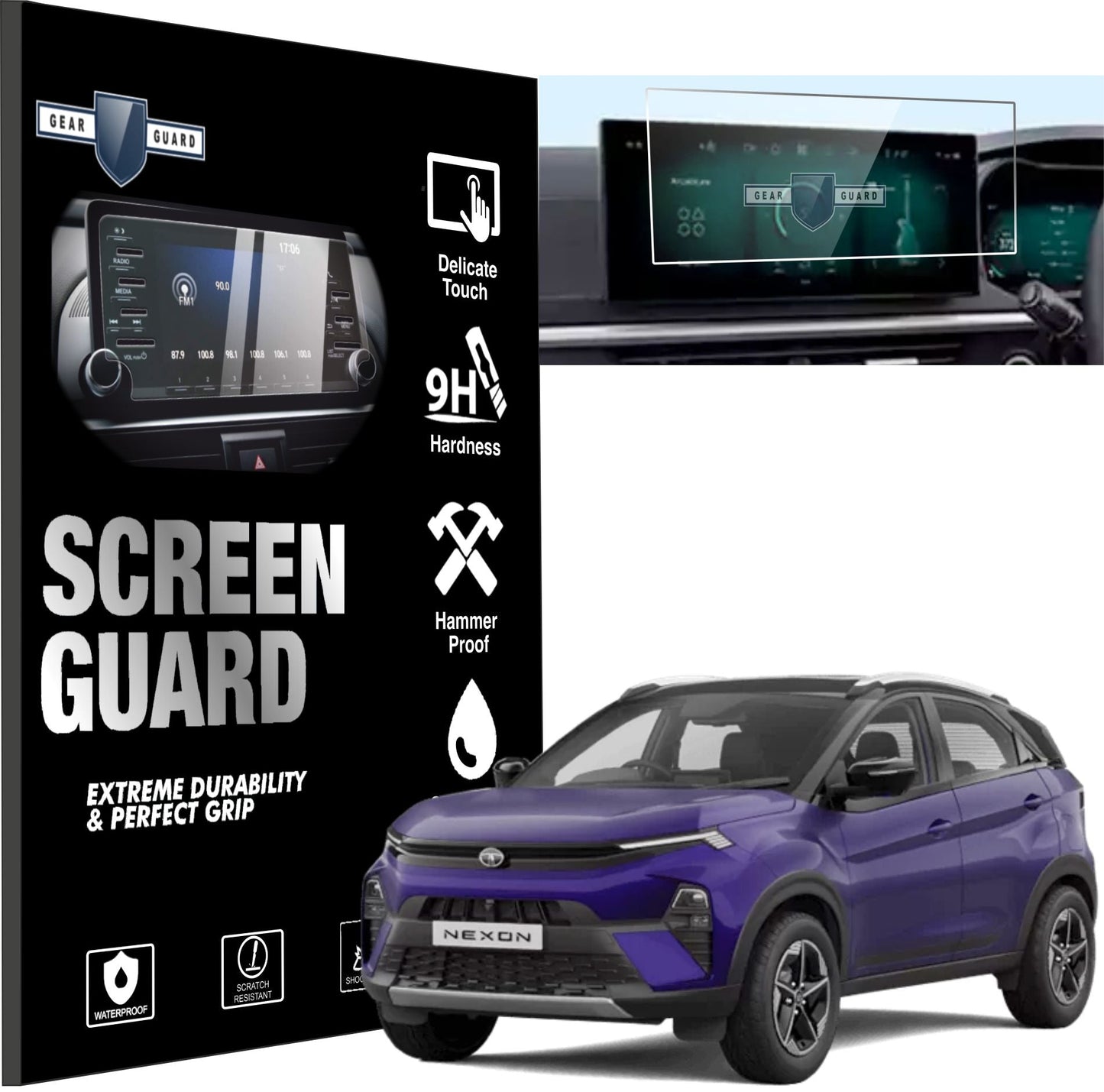 Tata Nexon Bundle (12.3 Inch Screen+Steering+AC Penel+Instrument Cluster) -NEXON_12-3INCH_BUNDLE-1