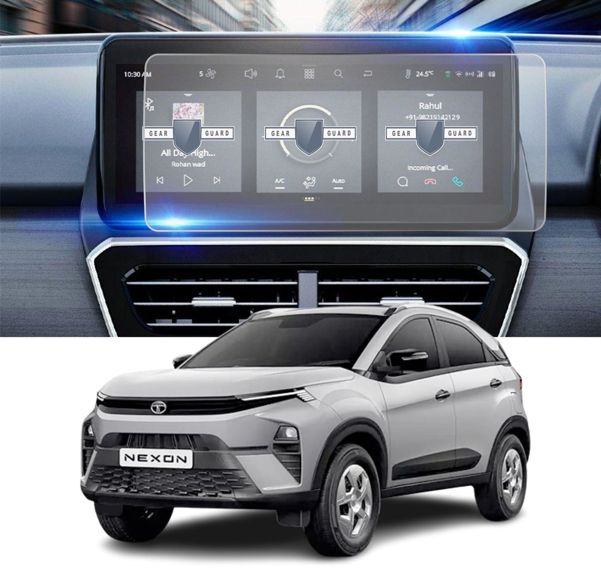 Tata Nexon EV Facelift (2023-2024) Accessories Touch Screen Guard -VS_NEXONEV002