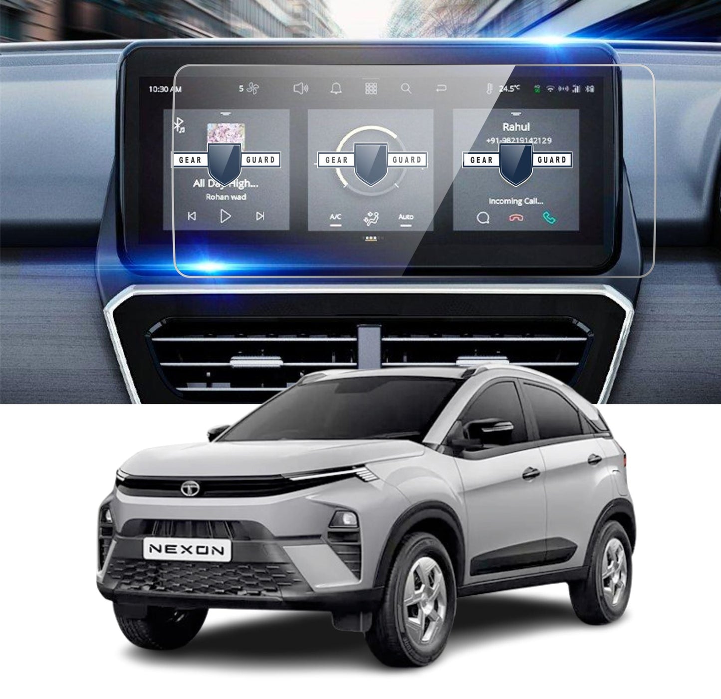 Tata Nexon EV Facelift (2023-2024) Accessories Touch Screen Guard -VS_NEXONEV001