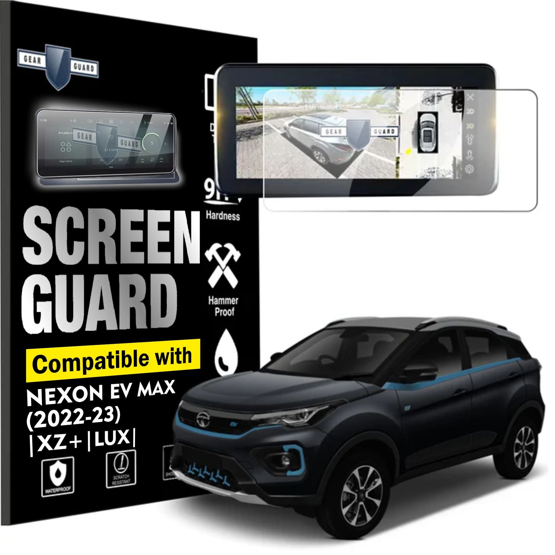 Tata Nexon EV Max Dark Edition Screen Protector [2022 - 2023] - M10C_NEXON_DARK