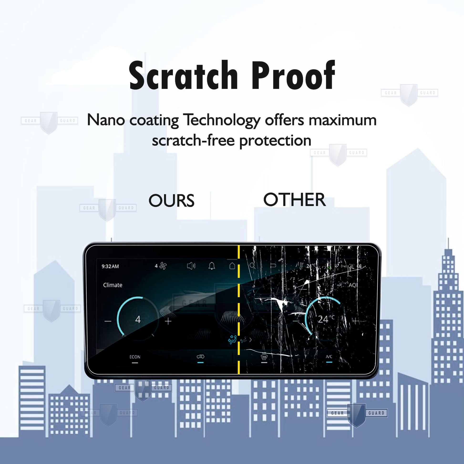 Tata Nexon EV Max Dark Edition Screen Protector [2022 - 2023] - M10C_NEXON_DARK