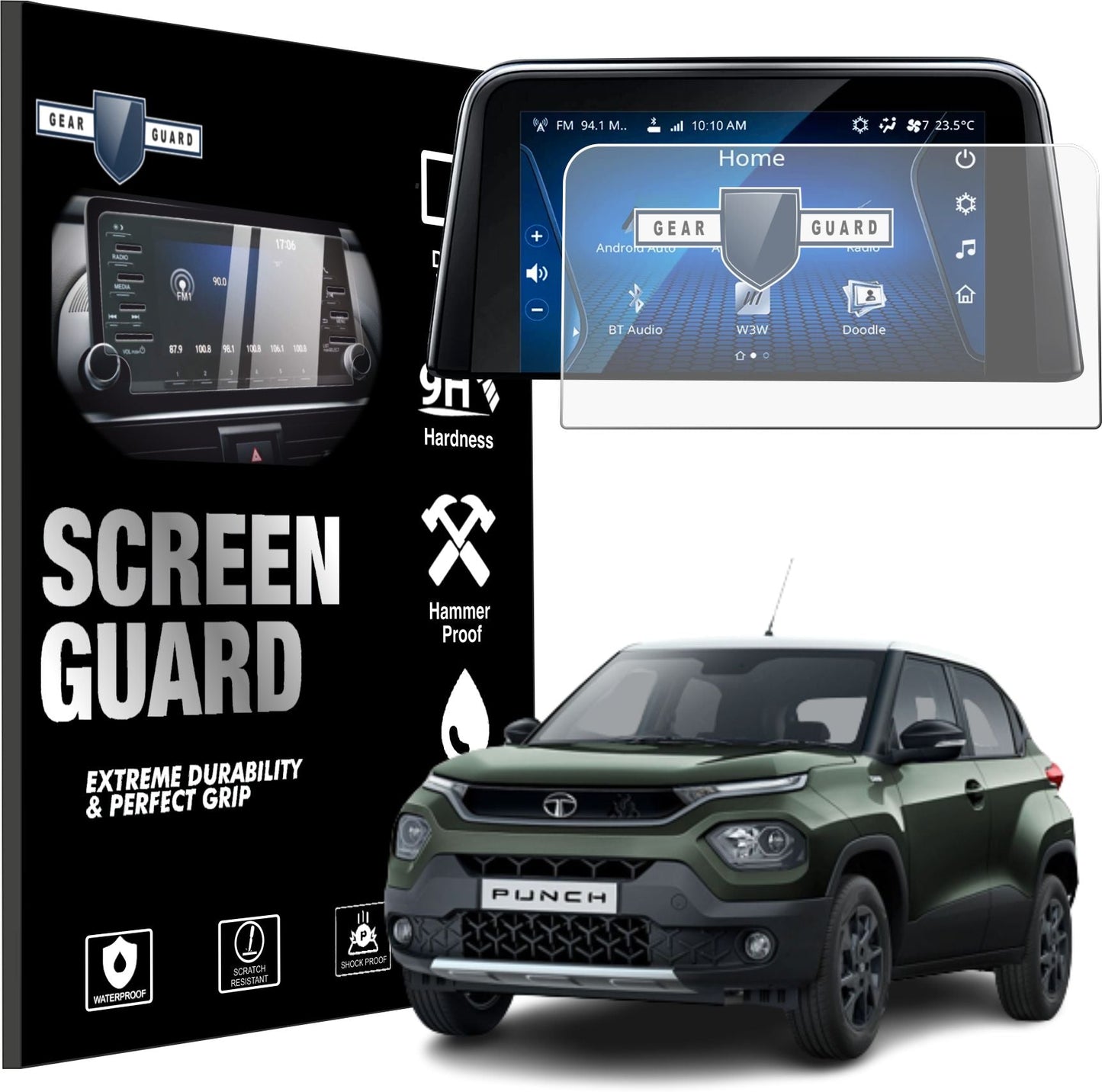 Tata Punch 2023 Accessories Touch Screen Protector -PUNCH_2023_M