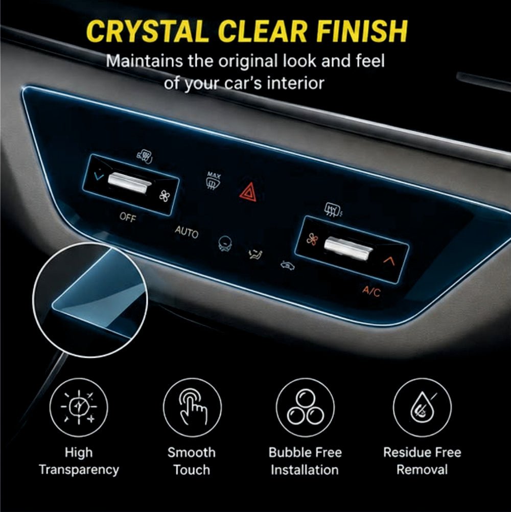 Tata Punch EV AC Panel Interior Precut PPF FILM -SP_PUNCH_EV_AC_PPF