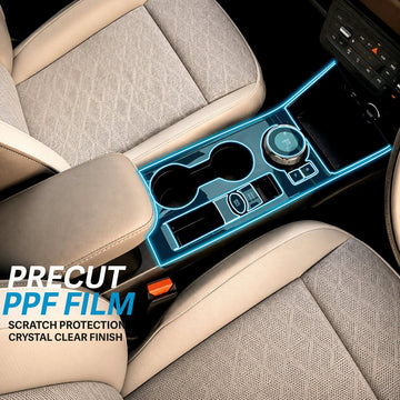 Tata Punch EV Gear Consol Interior Precut PPF FILM - [Electronic Parking Brake: EPB] -SP_PUNCH_EV_GEAR_PPF