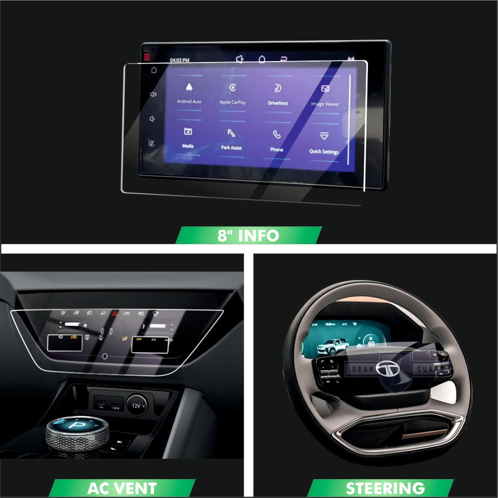 Tata Punch EV Screen Guard Bundle [2026] - M8C_PUNCH_EV_SMART