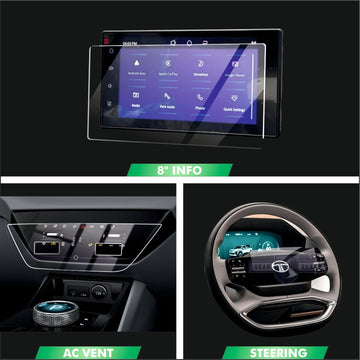 Tata Punch EV Screen Guard Bundle [2026] - M8C_PUNCH_EV_SMART