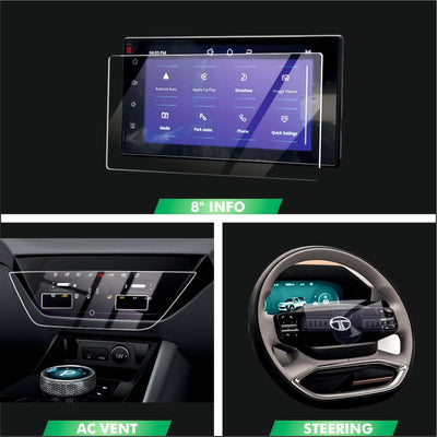 Tata Punch EV Screen Guard Bundle [2026] - M8C_PUNCH_EV_SMART