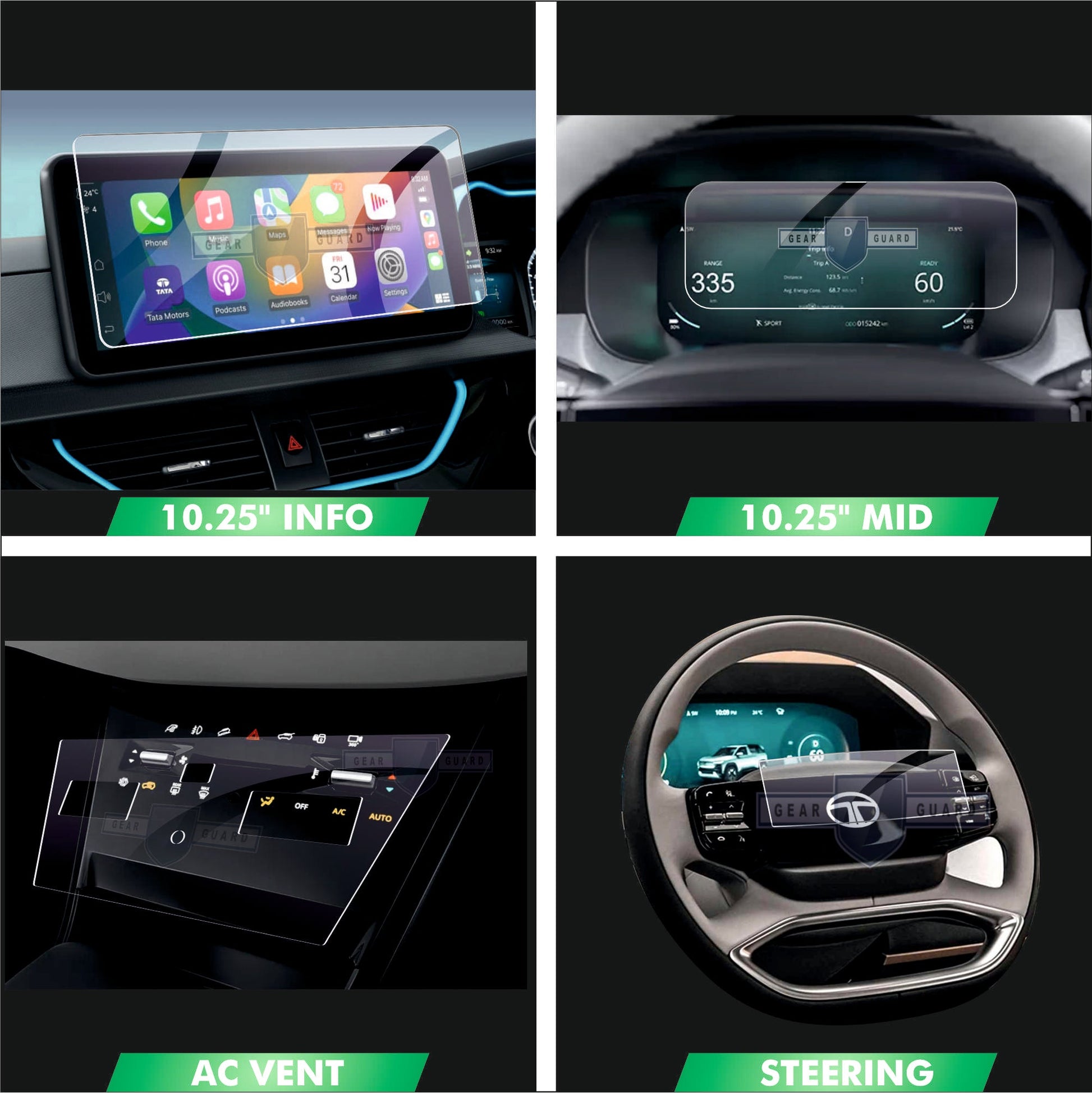 Tata Punch EV Screen Guard Bundle - M25C_PUNCH_EV_25_EMP_P