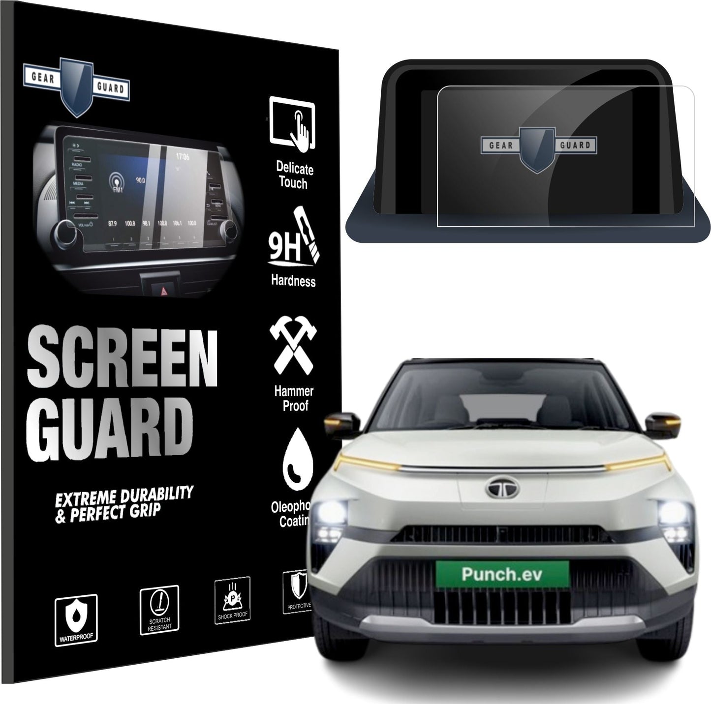 Tata Punch EV Touch Screen Guard -