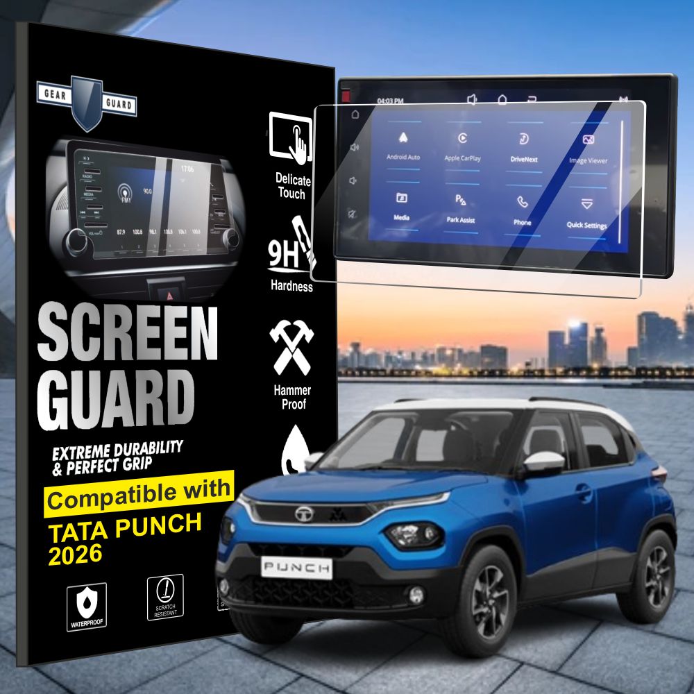 Tata Punch Facelift 2026 Touch Screen Guard - S8C_PUNCH_2026