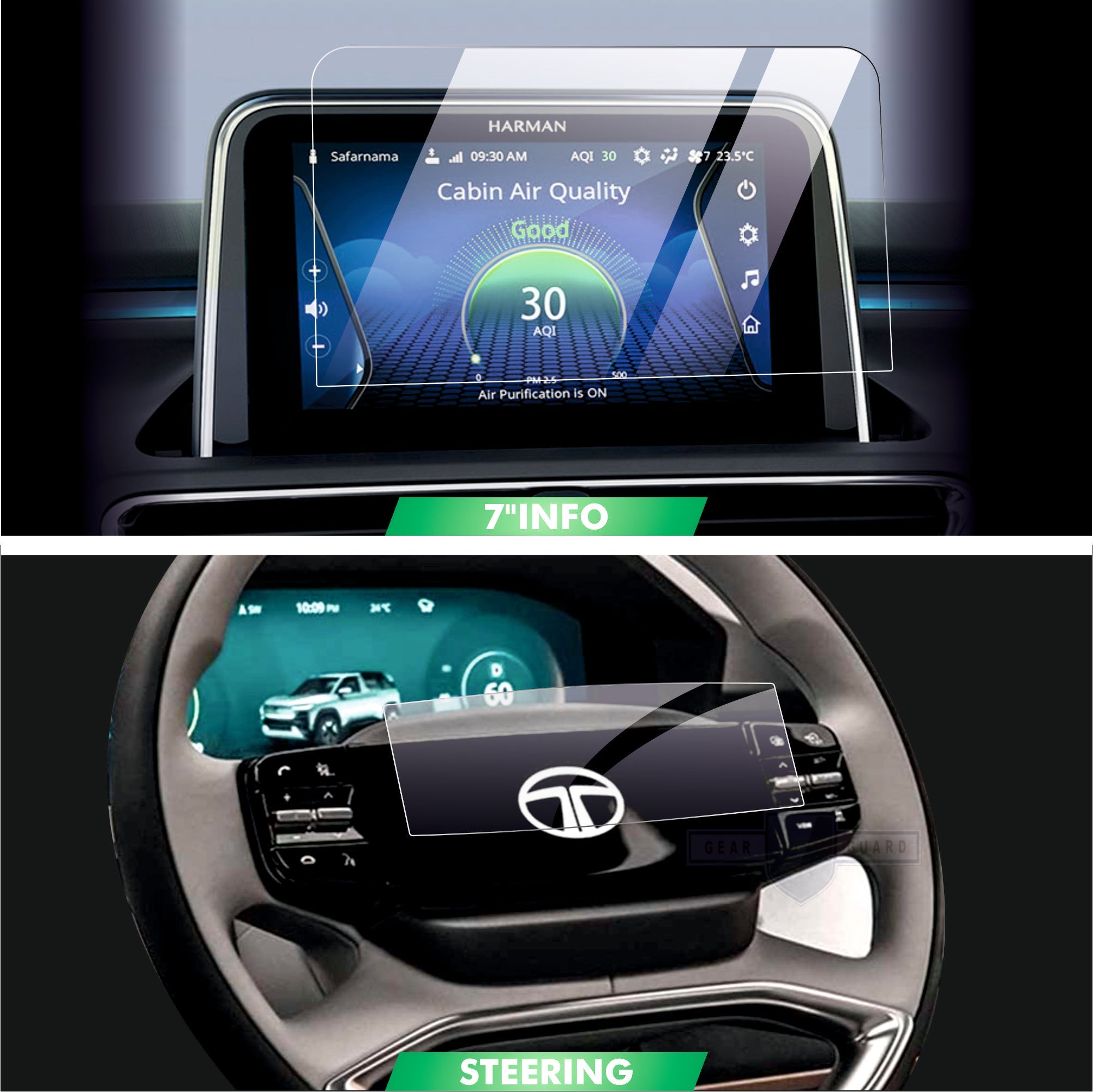 Tata Punch Screen Guard Bundle [2024 - 2025] - S7C_PUNCH_25_ADV