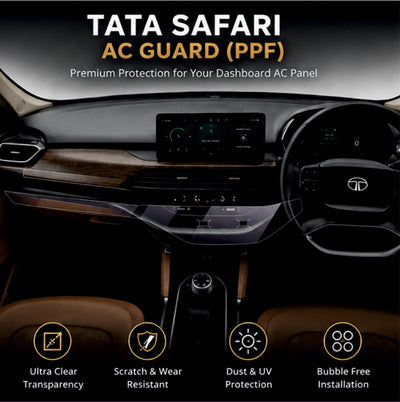 Tata Safari AC Panel Precut PPF Guard -SP_SAFARI_AC_PPF