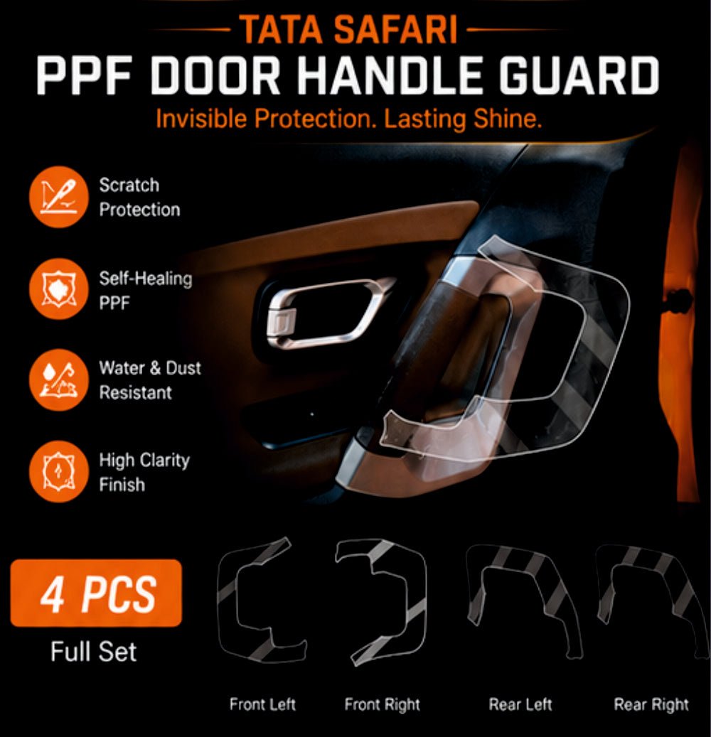 Tata Safari Door Panel Precut PPF Guard -SP_SAFARI_DOOR_PPF