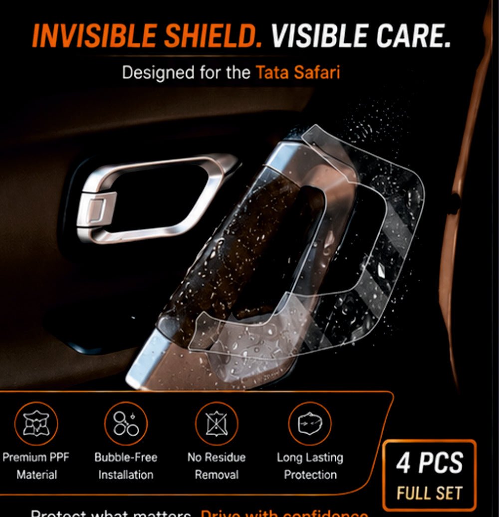 Tata Safari Door Panel Precut PPF Guard -SP_SAFARI_DOOR_PPF