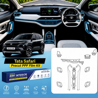 Tata Safari Full Interior Precut PPF FILM KIT -SP_SAFARI_FULL_KIT_PPF
