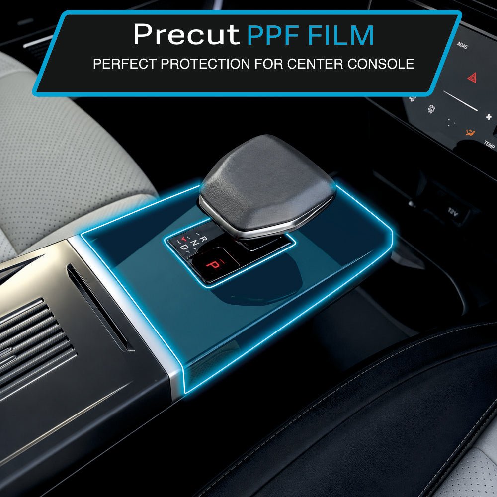TATA Sierra Automatic Gear Panel Interior Precut PPF Guard -SP_SIERRA_GEAR_PPF