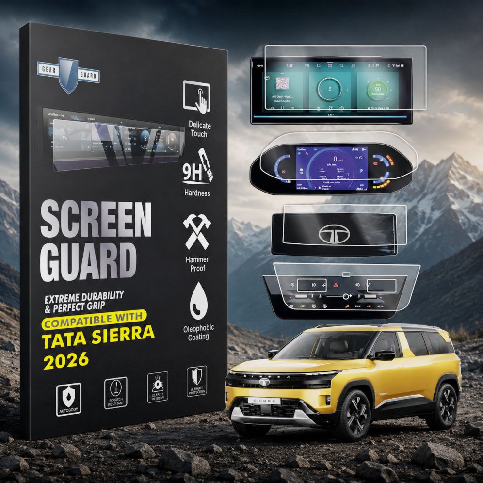 Tata Sierra Touch Screen Guard Bundle [2026] - M104C_SIERRA_BUNDLE