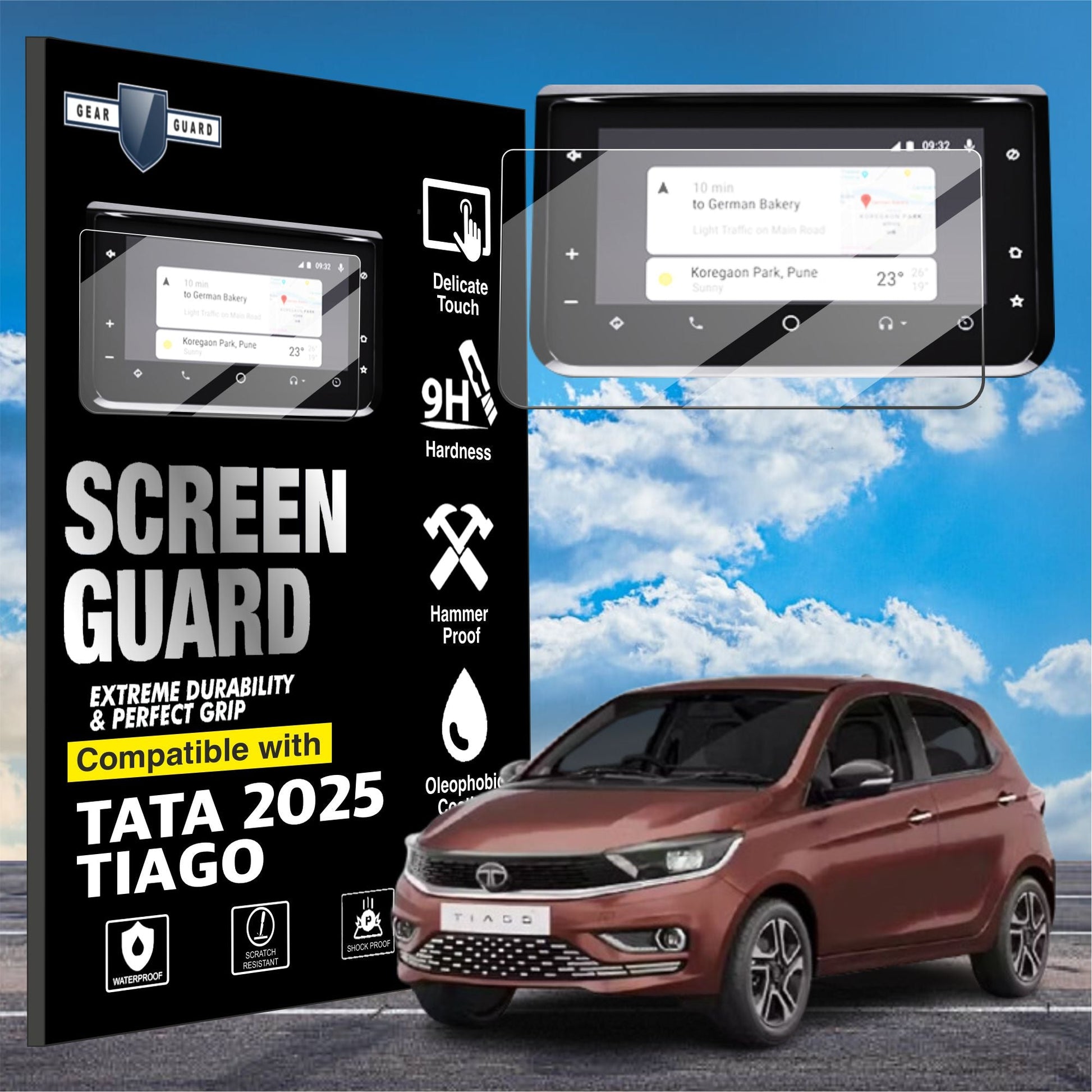 Tata Tiago Screen Guard Bundle [2025] - 