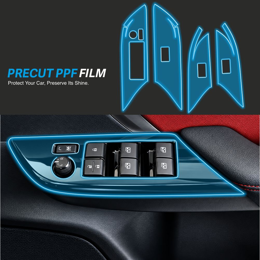 Toyota Fortuner Legender Door Panel Interior Precut PPF Film -LEGENDER_DOOR_PPF