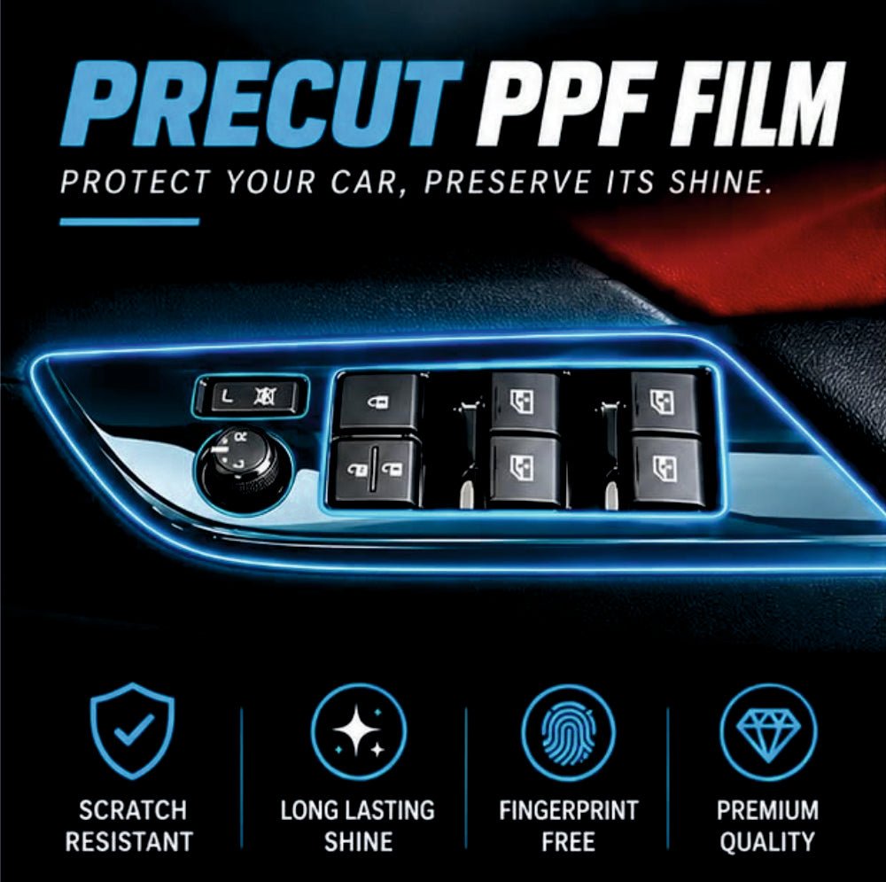 Toyota Fortuner Legender Door Panel Interior Precut PPF Film -LEGENDER_DOOR_PPF