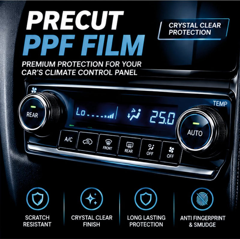 Toyota Fortuner Legender Interior AC Panel Precut PPF Film -SP_LEGENDER_PPF_KIT